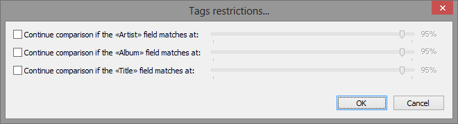 Screenshot: Options Dialog - General Tab - Tags configuration